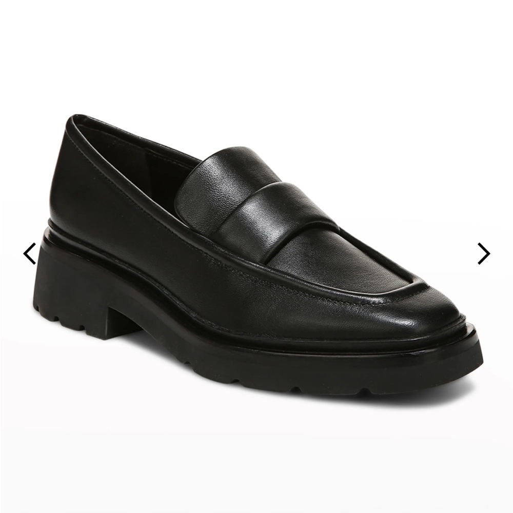 Vince Robin, Black Le. Loafers size m 8.5
